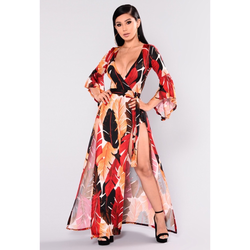 Arisha Tropical Dress